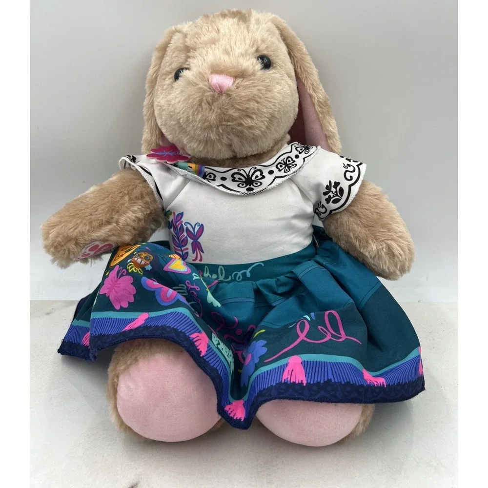 Build-A-Bear Bunny Plush Disney Encanto Mirabel Outfit Tan Rabbit Stuffed Animal